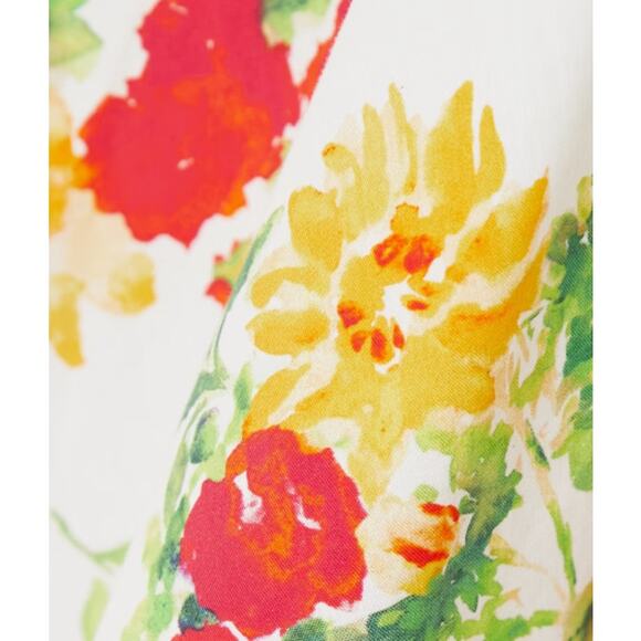 Caroline Constas Laurel ruffled floral print cotton blend poplin mini dress - Picture 4 of 11